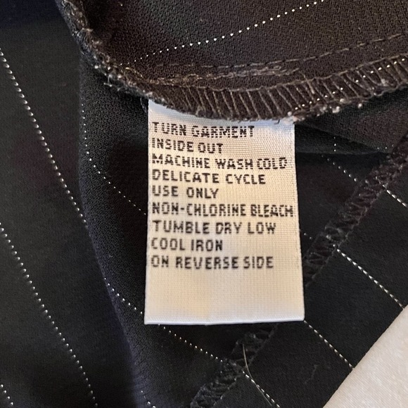 Vintage Women's 90s Blazer Monica Rachel Paisley Pinstripe Work Office Size 14 - Picture 8 of 8